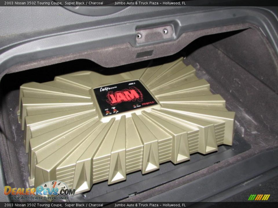 2003 Nissan 350Z Touring Coupe Super Black / Charcoal Photo #29