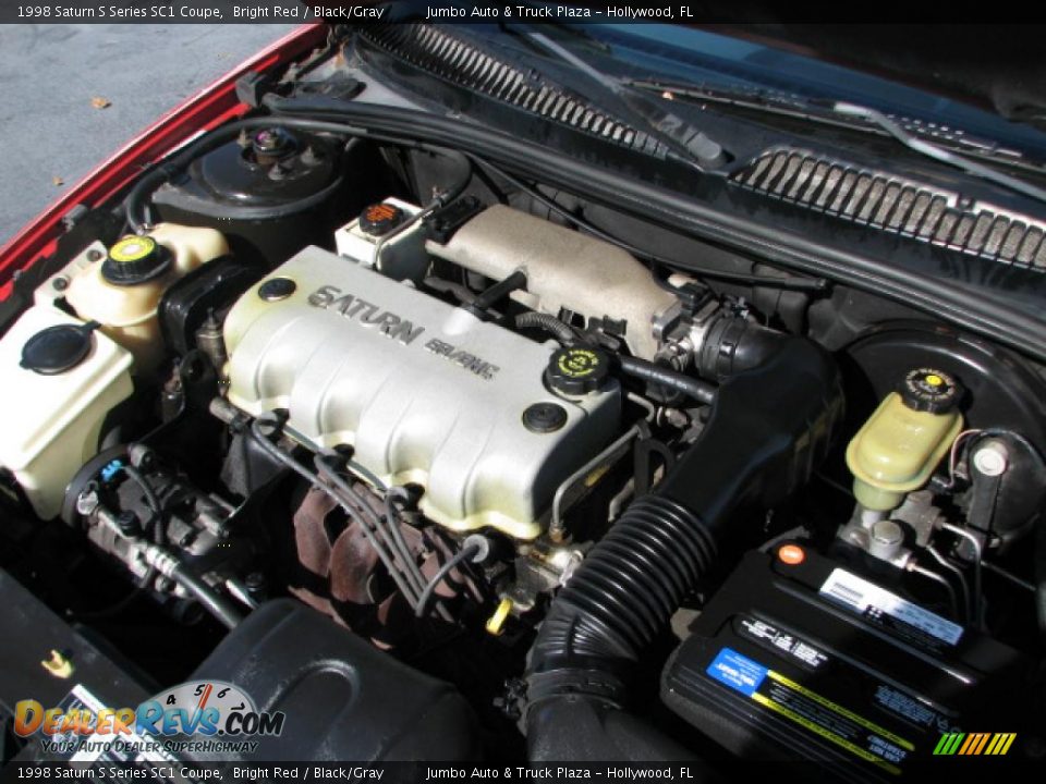 1998 Saturn S Series SC1 Coupe 1.9 Liter SOHC 8-Valve 4 Cylinder Engine Photo #13