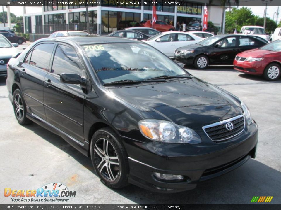 2006 toyota corolla black sand pearl #5