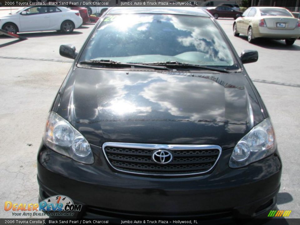 2006 Toyota Corolla S Black Sand Pearl / Dark Charcoal Photo #3