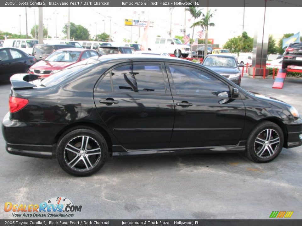 black toyota corolla s 2006 #1