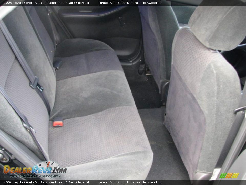 2006 Toyota Corolla S Black Sand Pearl / Dark Charcoal Photo #14
