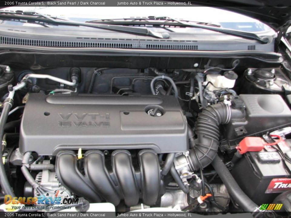 2006 Toyota Corolla S Black Sand Pearl / Dark Charcoal Photo #21