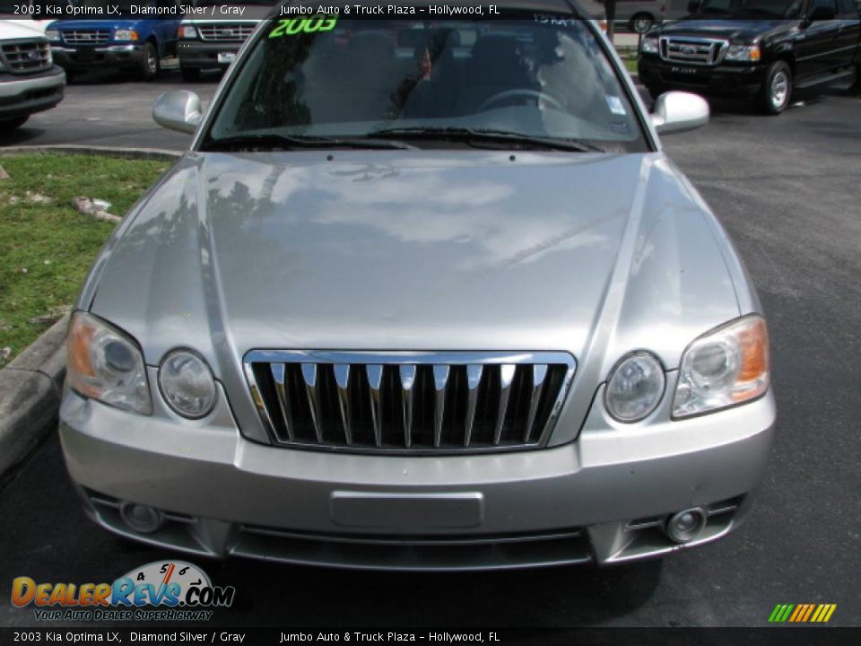 2003 Kia Optima LX Diamond Silver / Gray Photo #2