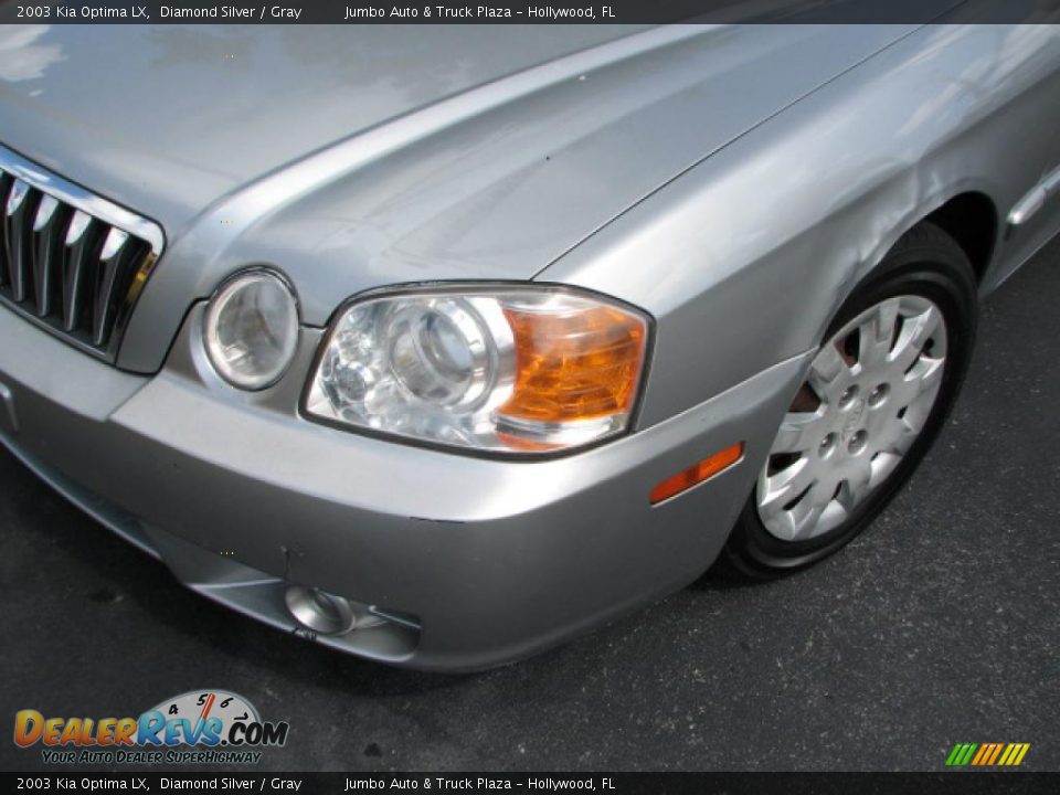 2003 Kia Optima LX Diamond Silver / Gray Photo #3