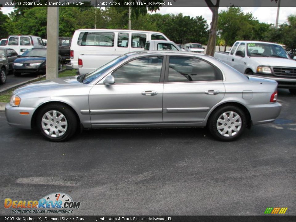 2003 Kia Optima LX Diamond Silver / Gray Photo #5