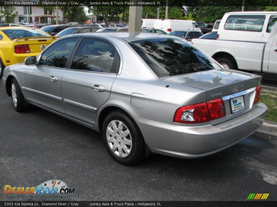 2003 Kia Optima LX Diamond Silver / Gray Photo #6