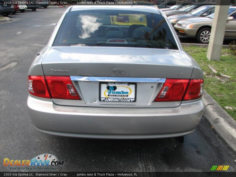 2003 Kia Optima LX Diamond Silver / Gray Photo #7