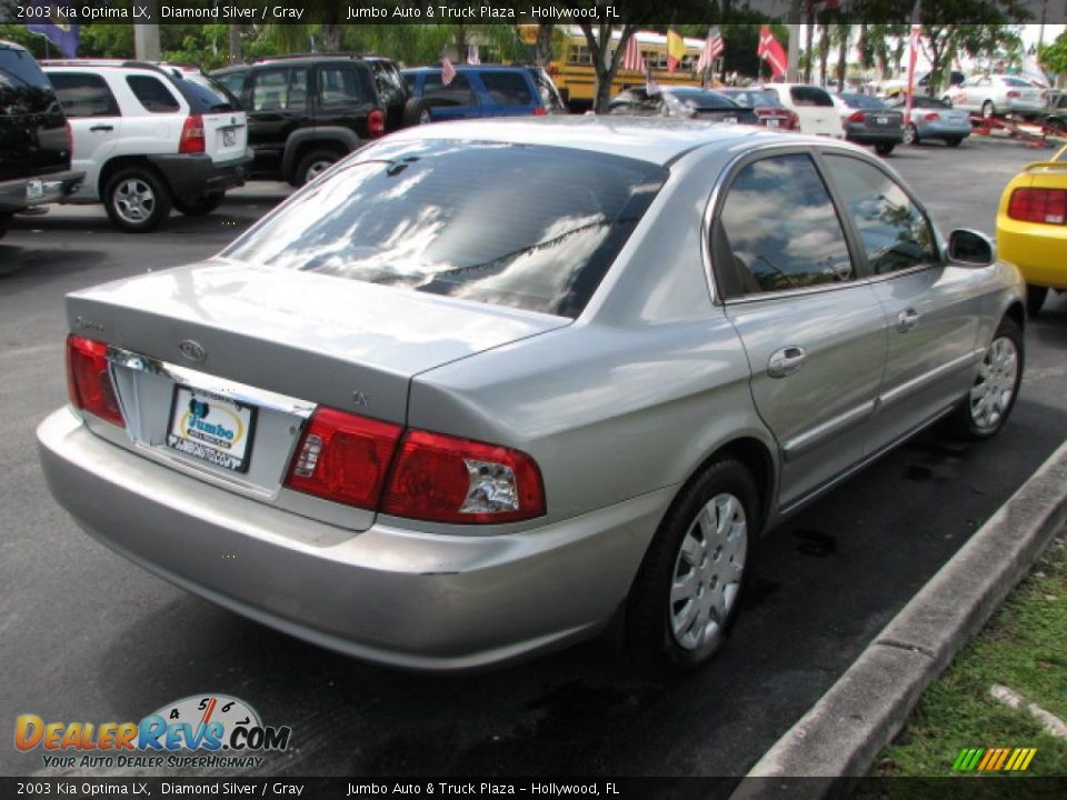 2003 Kia Optima LX Diamond Silver / Gray Photo #8