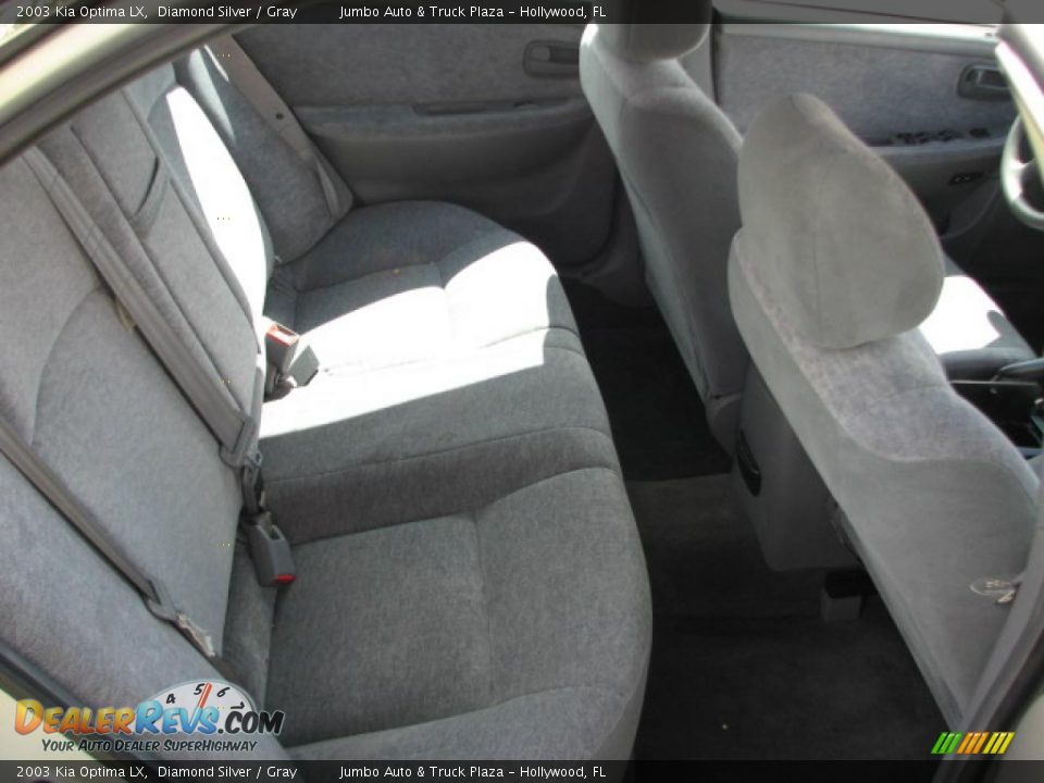 2003 Kia Optima LX Diamond Silver / Gray Photo #12