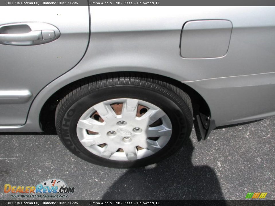 2003 Kia Optima LX Diamond Silver / Gray Photo #13