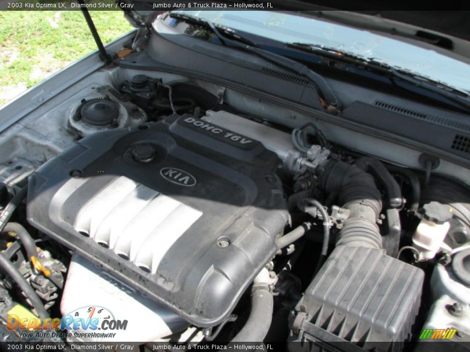 2003 Kia Optima LX Diamond Silver / Gray Photo #14