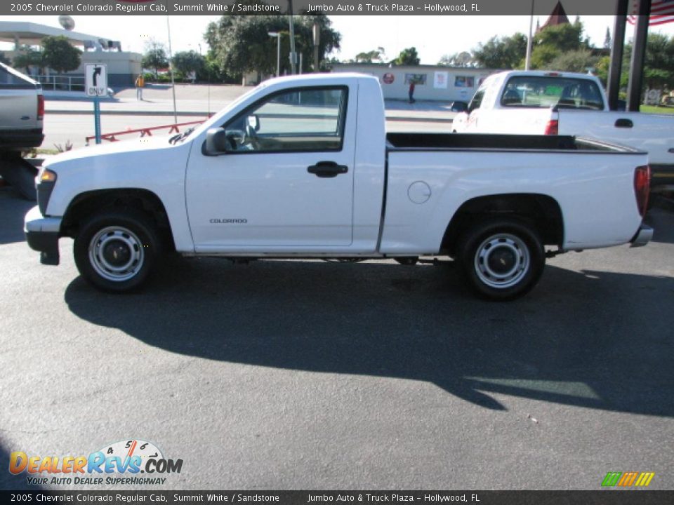 2005 Chevrolet Colorado Regular Cab Summit White / Sandstone Photo #4