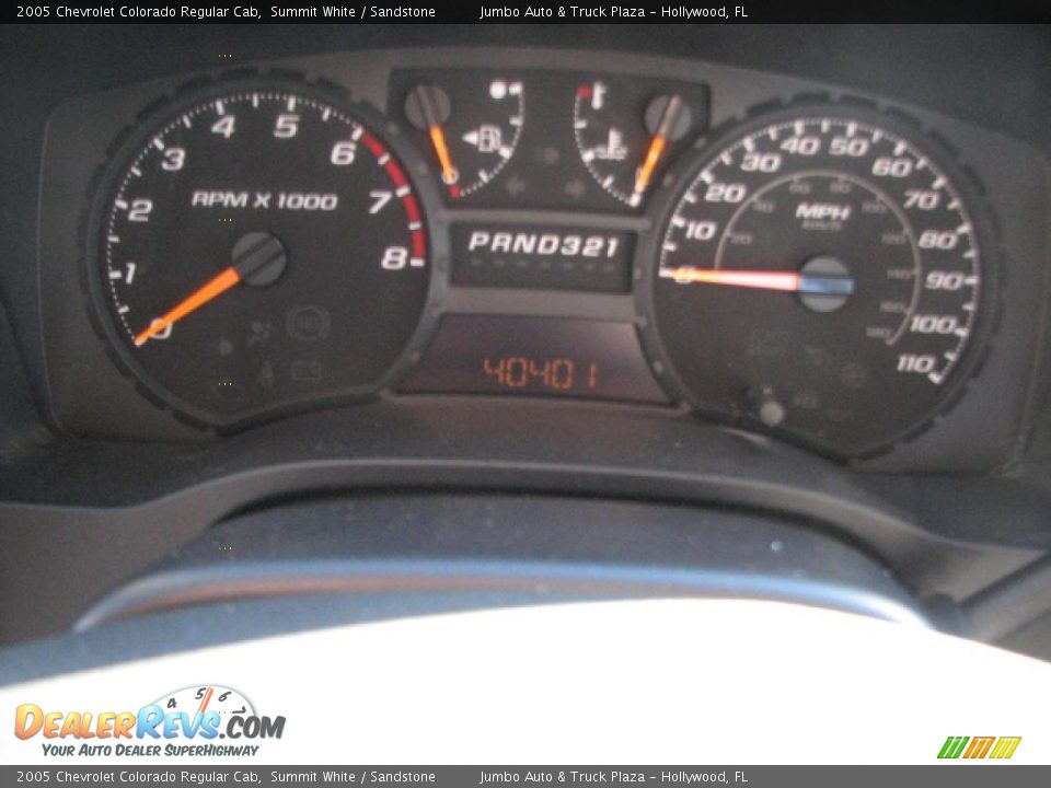 2005 Chevrolet Colorado Regular Cab Summit White / Sandstone Photo #10