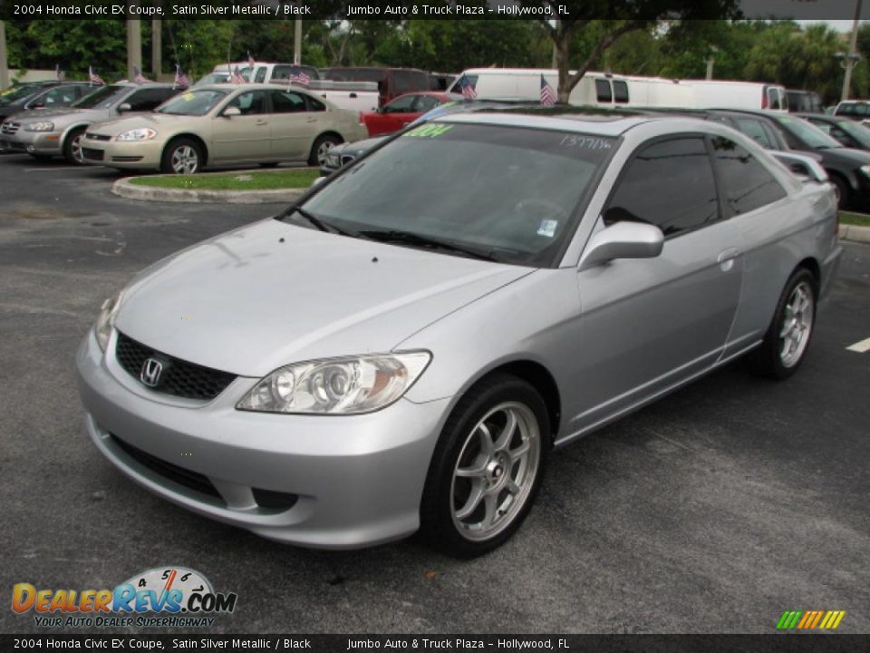 Front 3/4 View of 2004 Honda Civic EX Coupe Photo #5