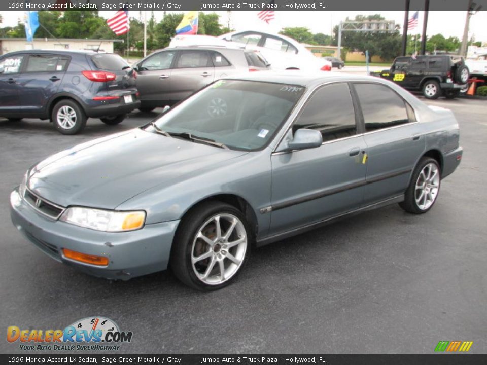Sage Green Metallic 1996 Honda Accord LX Sedan Photo #5