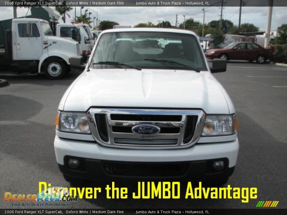 2006 Ford Ranger XLT SuperCab Oxford White / Medium Dark Flint Photo #2