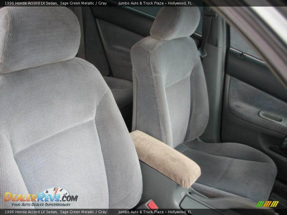 1996 Honda Accord LX Sedan Sage Green Metallic / Gray Photo #13
