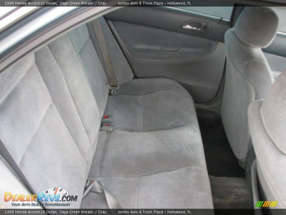 1996 Honda Accord LX Sedan Sage Green Metallic / Gray Photo #14