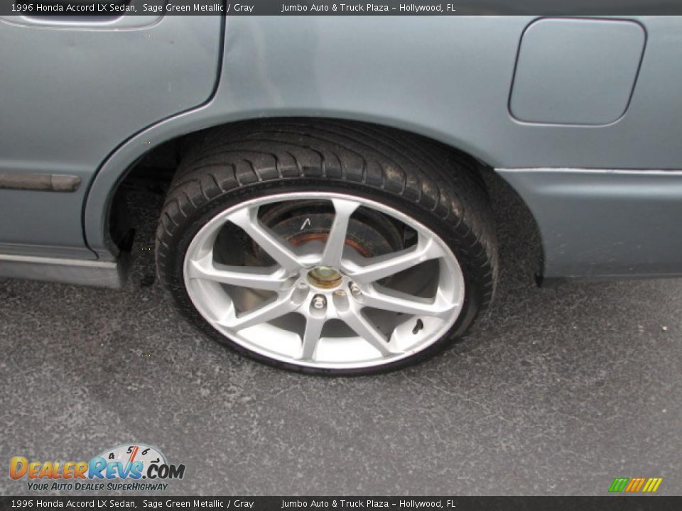 1996 Honda Accord LX Sedan Sage Green Metallic / Gray Photo #18