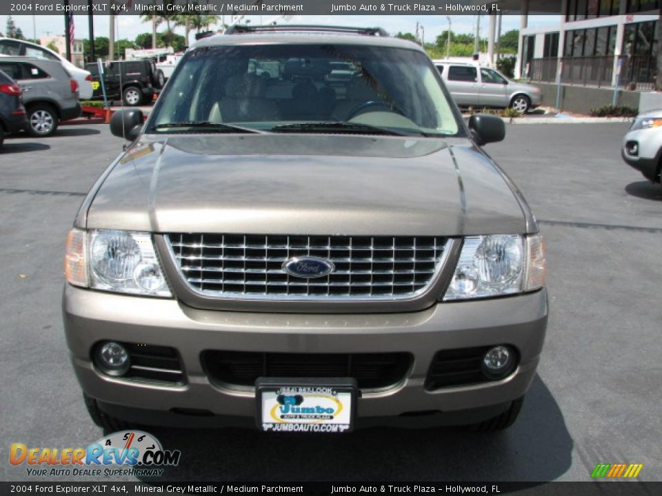 2004 Ford Explorer XLT 4x4 Mineral Grey Metallic / Medium Parchment Photo #3