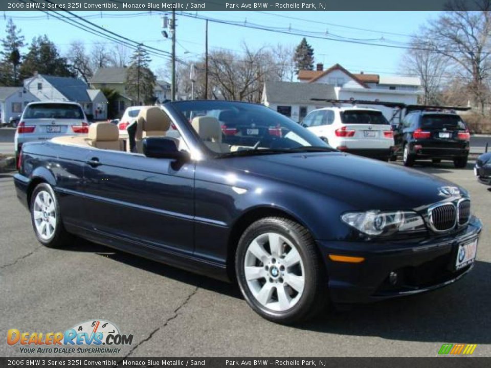 2006 BMW 3 Series 325i Convertible Monaco Blue Metallic / Sand Photo #3
