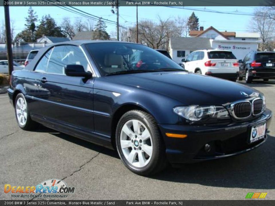 2006 BMW 3 Series 325i Convertible Monaco Blue Metallic / Sand Photo #4