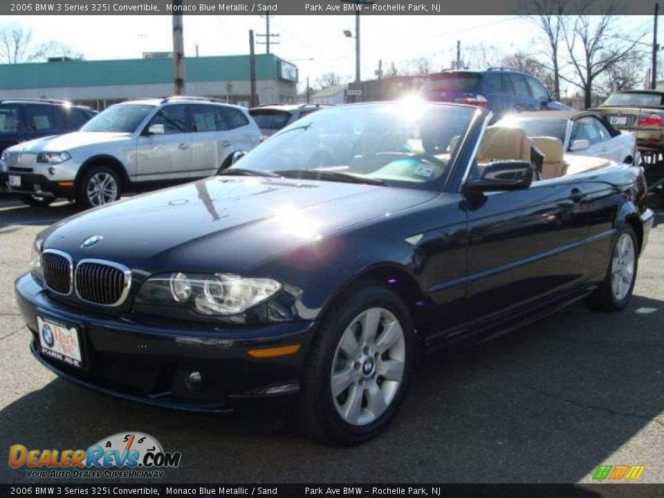 2006 BMW 3 Series 325i Convertible Monaco Blue Metallic / Sand Photo #6
