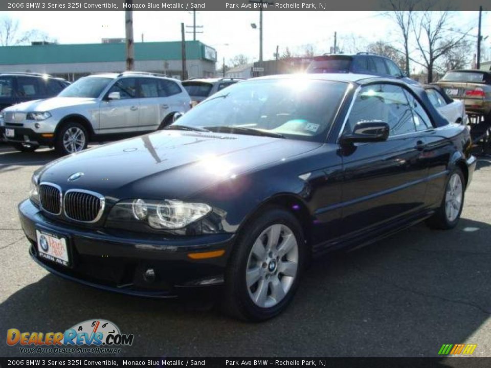 2006 BMW 3 Series 325i Convertible Monaco Blue Metallic / Sand Photo #7