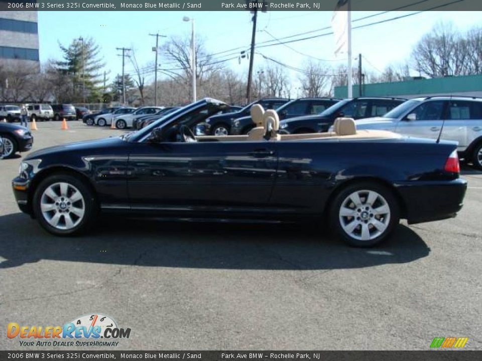 2006 BMW 3 Series 325i Convertible Monaco Blue Metallic / Sand Photo #8