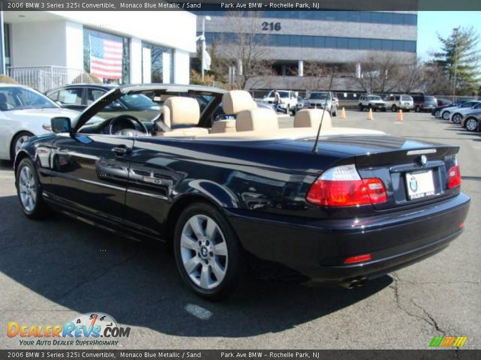2006 BMW 3 Series 325i Convertible Monaco Blue Metallic / Sand Photo #10
