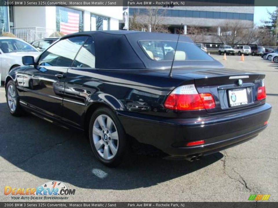 2006 BMW 3 Series 325i Convertible Monaco Blue Metallic / Sand Photo #11