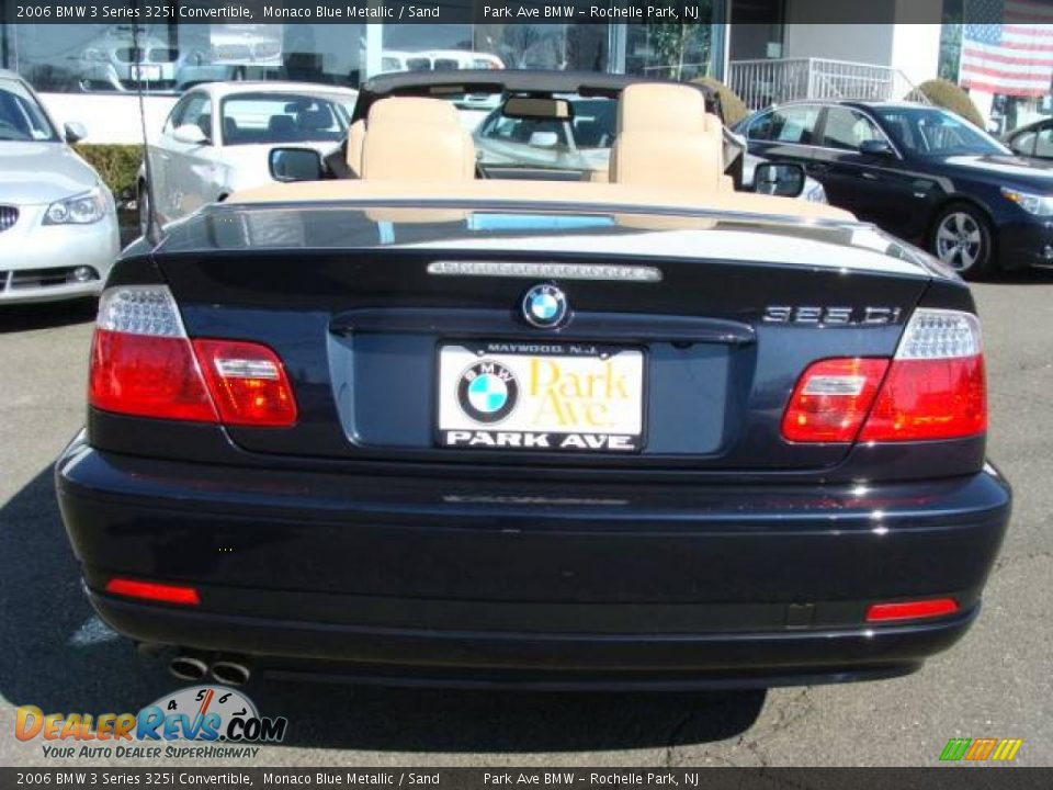 2006 BMW 3 Series 325i Convertible Monaco Blue Metallic / Sand Photo #12