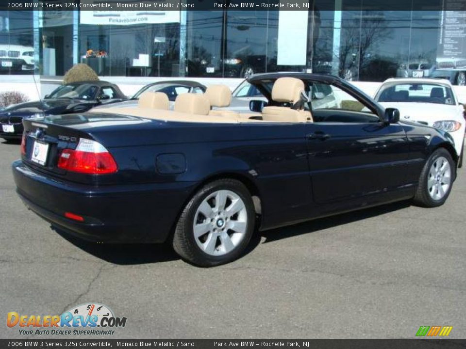 2006 BMW 3 Series 325i Convertible Monaco Blue Metallic / Sand Photo #14