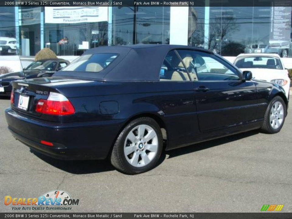 2006 BMW 3 Series 325i Convertible Monaco Blue Metallic / Sand Photo #15