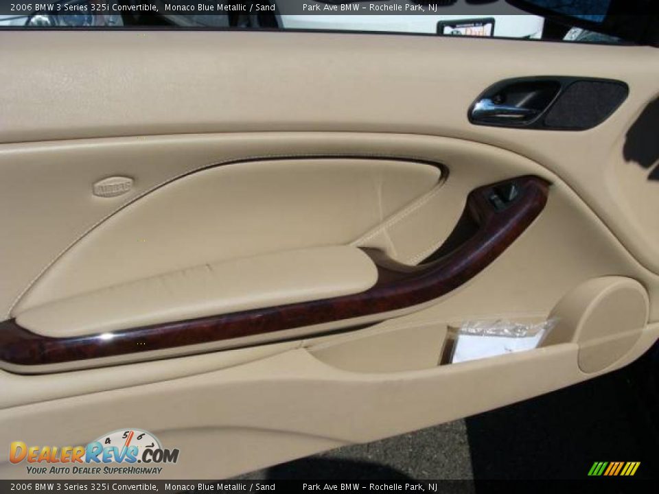 2006 BMW 3 Series 325i Convertible Monaco Blue Metallic / Sand Photo #16
