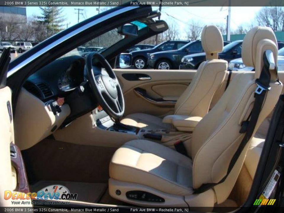 2006 BMW 3 Series 325i Convertible Monaco Blue Metallic / Sand Photo #17