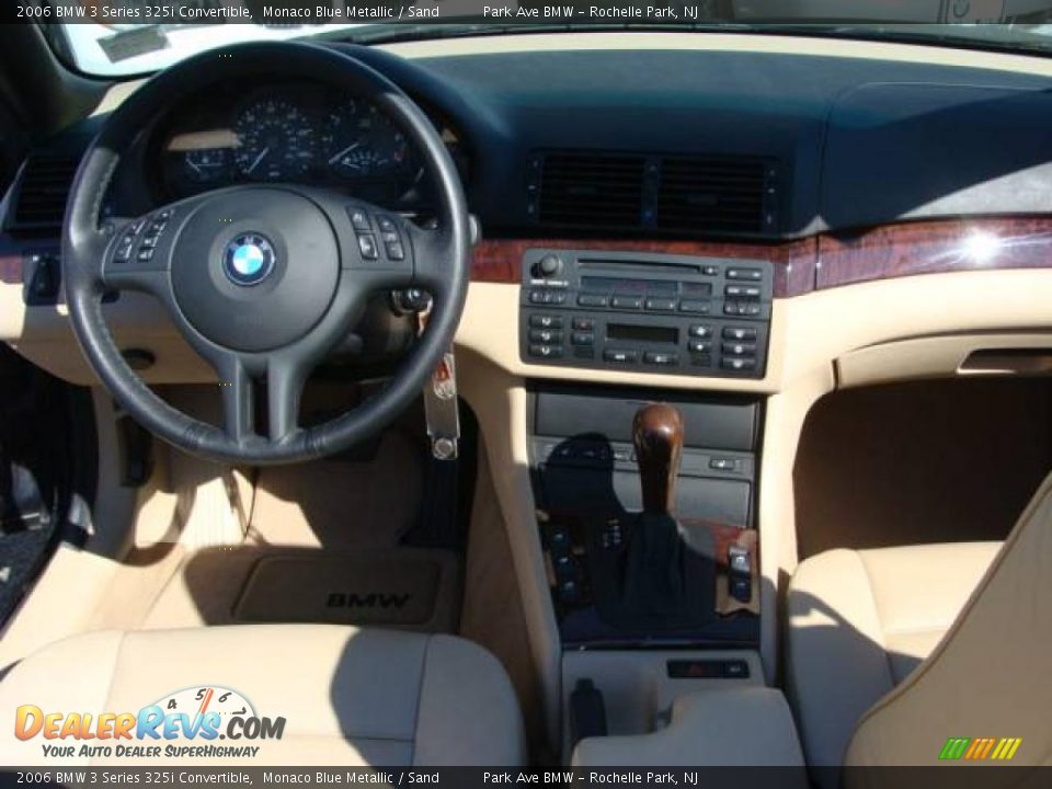 2006 BMW 3 Series 325i Convertible Monaco Blue Metallic / Sand Photo #19