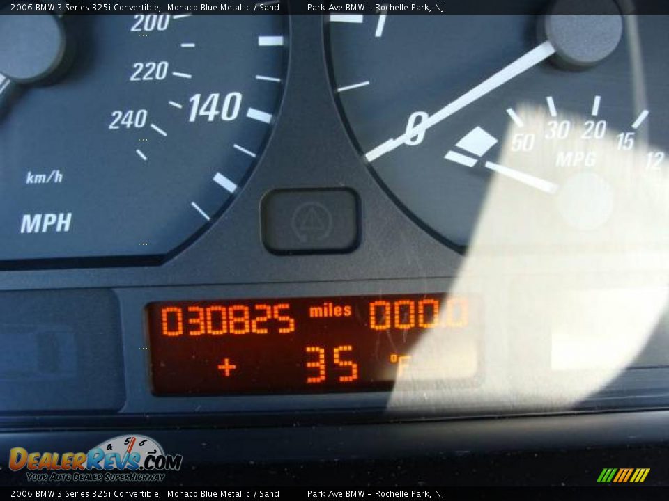 2006 BMW 3 Series 325i Convertible Monaco Blue Metallic / Sand Photo #21