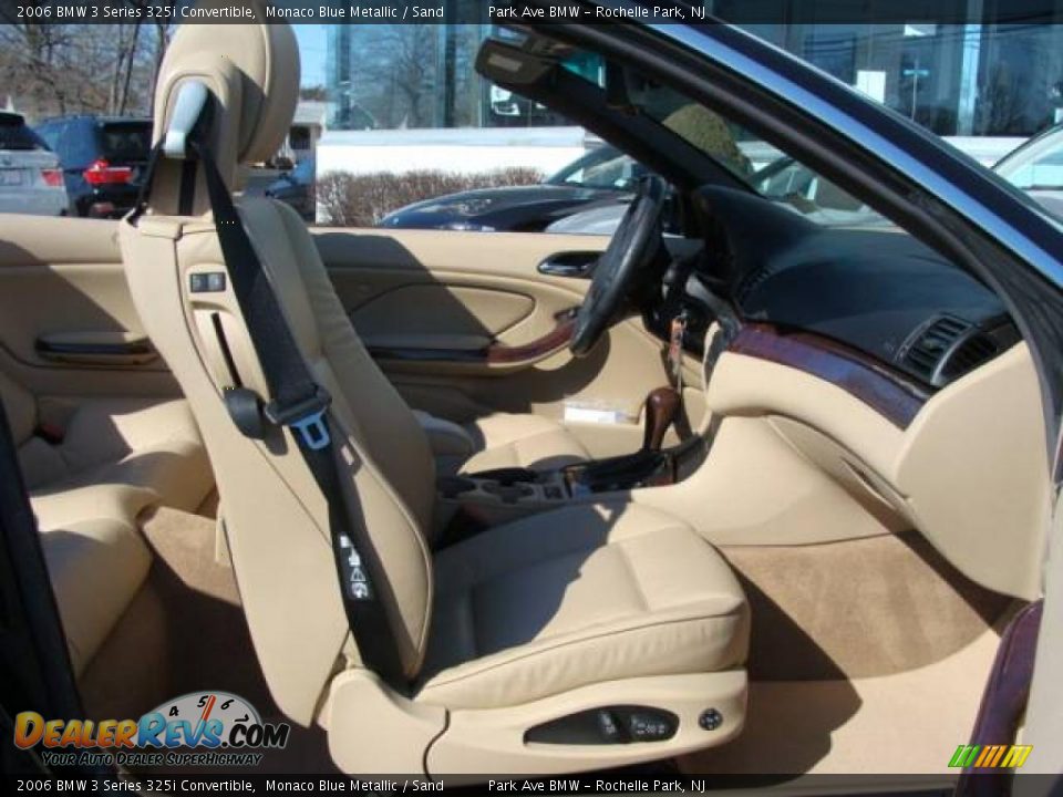 2006 BMW 3 Series 325i Convertible Monaco Blue Metallic / Sand Photo #26
