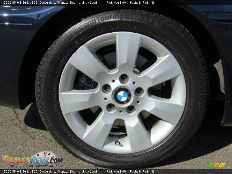 2006 BMW 3 Series 325i Convertible Monaco Blue Metallic / Sand Photo #28