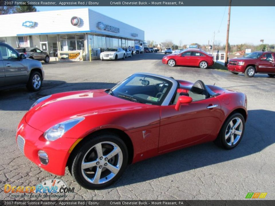 Aggressive Red 2007 Pontiac Solstice Roadster Photo #1