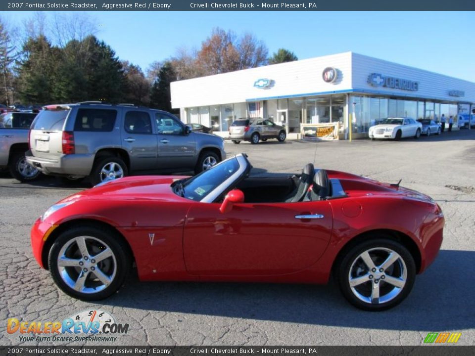 Aggressive Red 2007 Pontiac Solstice Roadster Photo #2