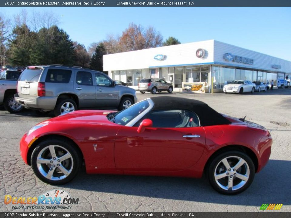 2007 Pontiac Solstice Roadster Aggressive Red / Ebony Photo #6