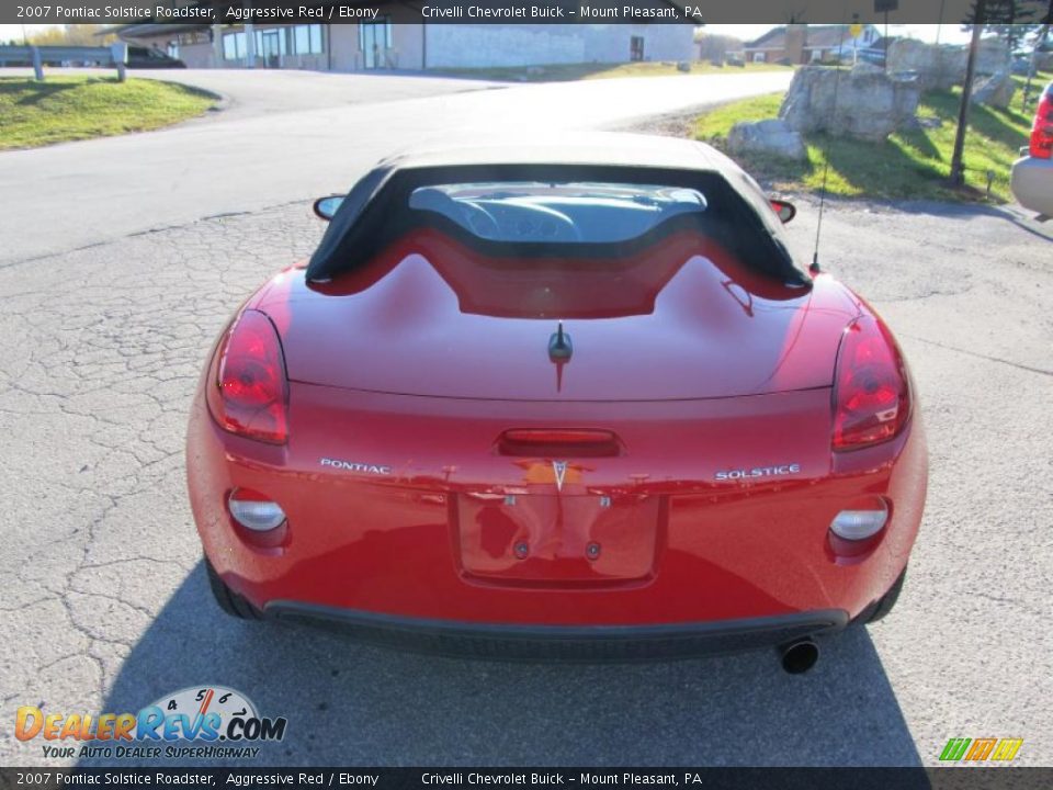 Aggressive Red 2007 Pontiac Solstice Roadster Photo #9