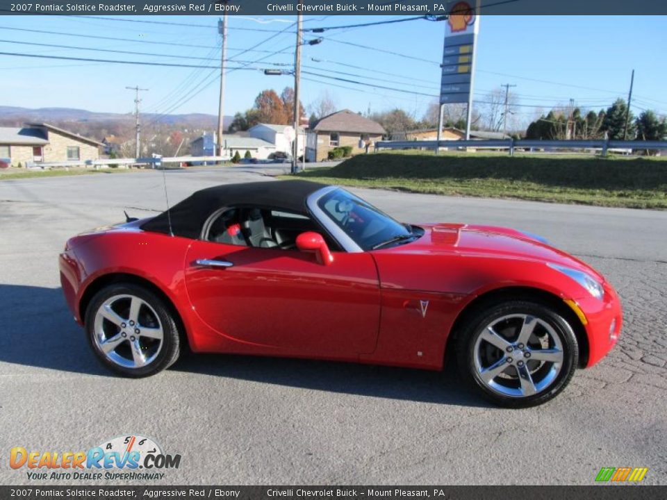 Aggressive Red 2007 Pontiac Solstice Roadster Photo #11