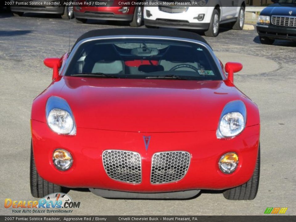 2007 Pontiac Solstice Roadster Aggressive Red / Ebony Photo #13