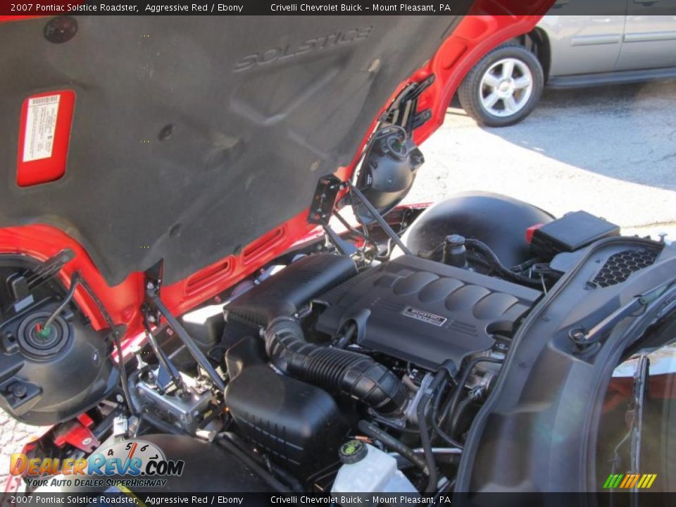 2007 Pontiac Solstice Roadster 2.4 Liter DOHC 16-Valve 4 Cylinder Engine Photo #15