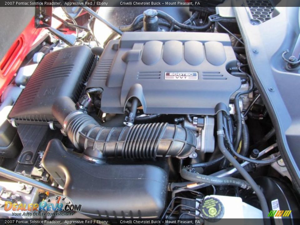 2007 Pontiac Solstice Roadster 2.4 Liter DOHC 16-Valve 4 Cylinder Engine Photo #16