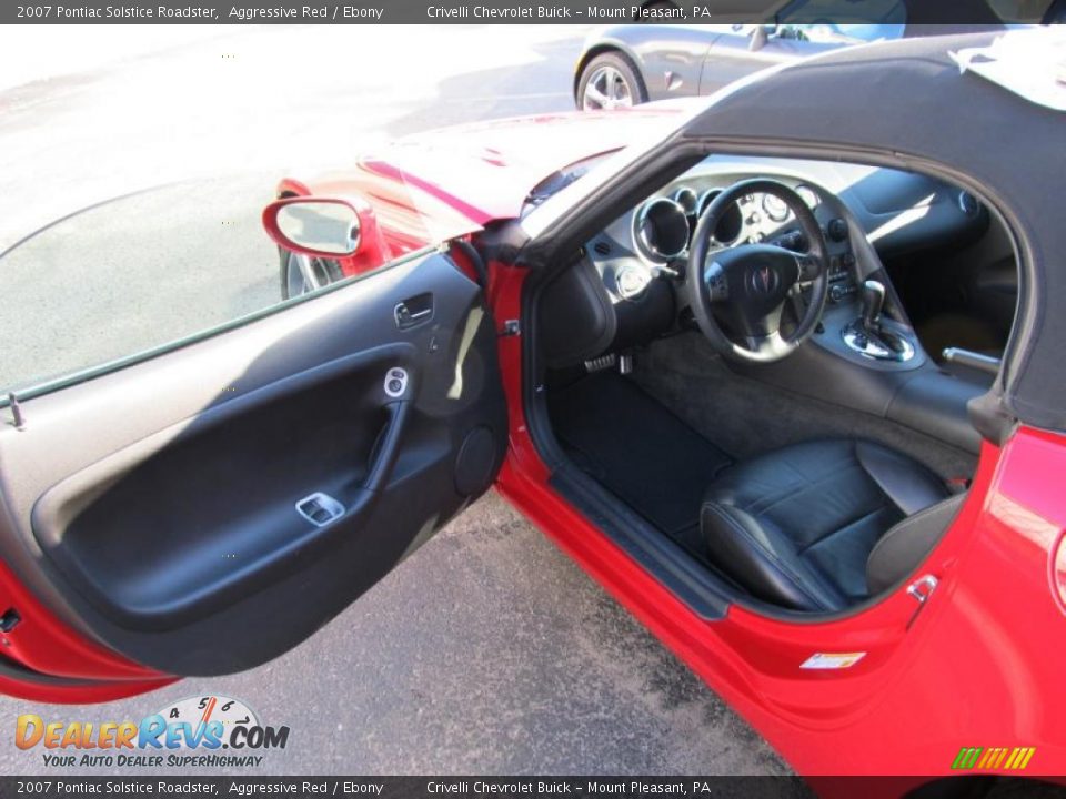 2007 Pontiac Solstice Roadster Aggressive Red / Ebony Photo #18